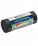  Saci menajeri - Saci menajeri 60 litri, ultra rezistenti, grosime 27 microni, 10 buc / rola, negri, ArliSoft® - arli.ro