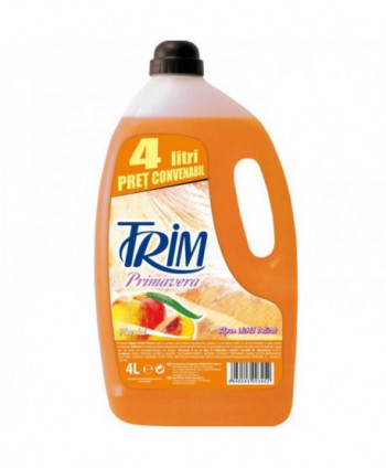  Consumabile (sapunuri, geluri, creme) - Sapun lichid delicat - Trim Primavera Piersica - 4 litri - arli.ro