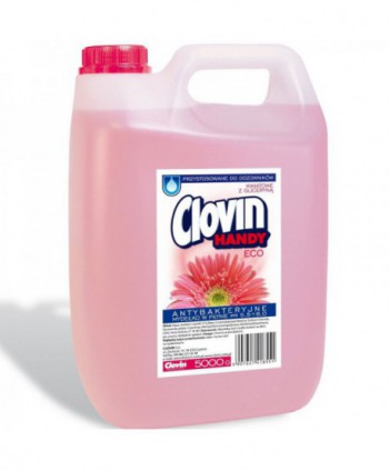  Consumabile (sapunuri, geluri, creme) - Sapun lichid antibacterian - Clovin floral - 5 l - arli.ro