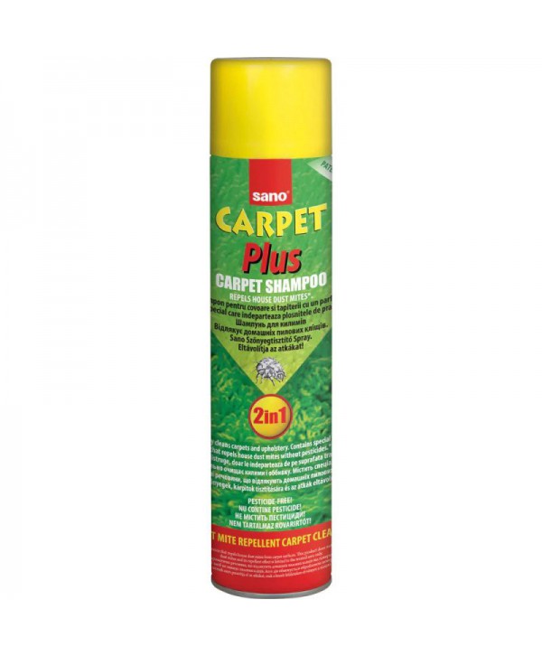  Detergenti si solutii de curatat - - Detergent Spray pentru covoare Sano Carpet Plus 2in1 - arli.ro