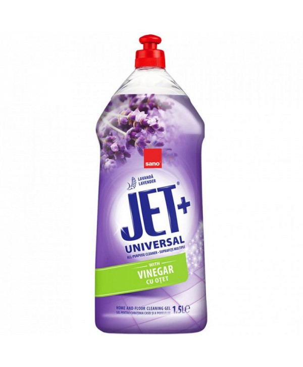  Detergenti si solutii de curatat - - Solutie de curatat pentru multisuprafete, cu otet -  Sano Jet Gel 1,5L - arli.ro