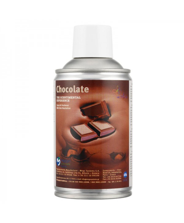  Odorizante spray de camera - - Odorizant profesional pentru cofetarii, patiserii, aroma Chocolate (ciocolata), gama Delicatese, spray 250ml ScentPlus - arli.ro