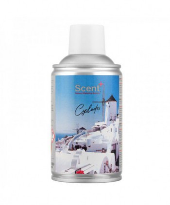  Odorizante spray de camera - Spray odorizant de camera profesional Cyclades, gama Aromatherapy, colectia The Scentimental Experience, ScentPlus, 250 ml - arli.ro