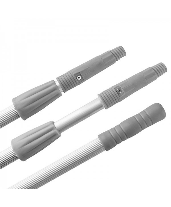Materiale de curatenie - - Mâner Telescopic Profesional din Aluminiu pentru Curățenie la Înălțime - 3 metri (2 buc x 1,5 metri) - arli.ro