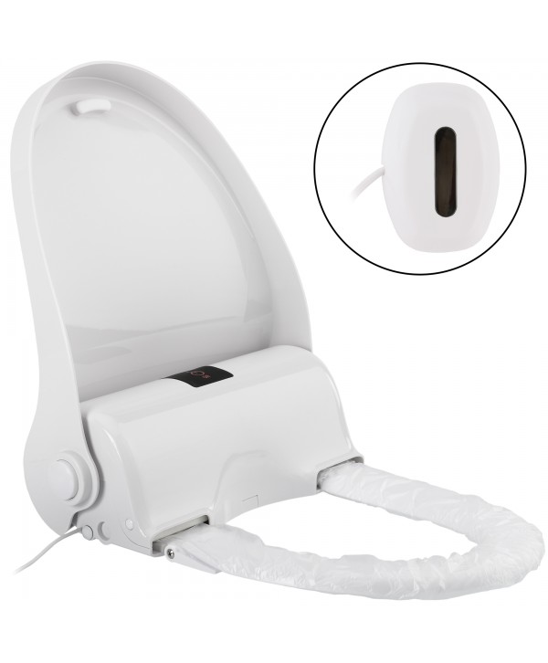  Capace WC cu folie igienica - - Colac WC automat cu buton si senzor -  cu folie 105 utilizari - arli.ro