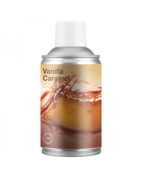  Odorizante spray de camera - - Odorizant profesional pentru patiserii, cofetarii, aroma Vanilla Caramel (crema de vanilie caramelizata), spray 250ml ScentPlus - arli.ro