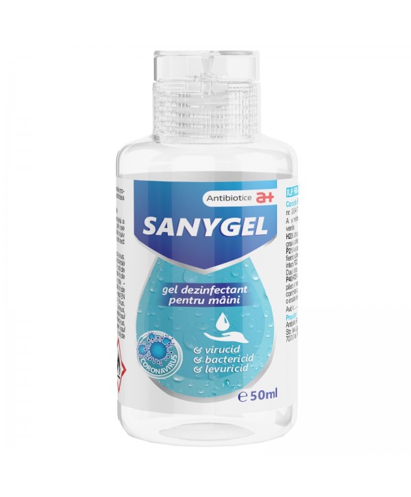  Dezinfectanti pentru maini - - Gel dezinfectant pentru maini - Sanygel - 50 ml - arli.ro