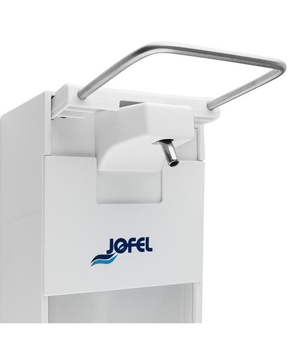 Dozator profesional Jofel🏆 (actionabil cu cotul) pt săpun abraziv in ateliere, dezinfectant in spitale sau detergenți in fabrici Dozator profesional Jofel🏆 (actionabil cu cotul) pt săpun abraziv in ateliere, dezinfectant in spitale sau detergenți in fabrici