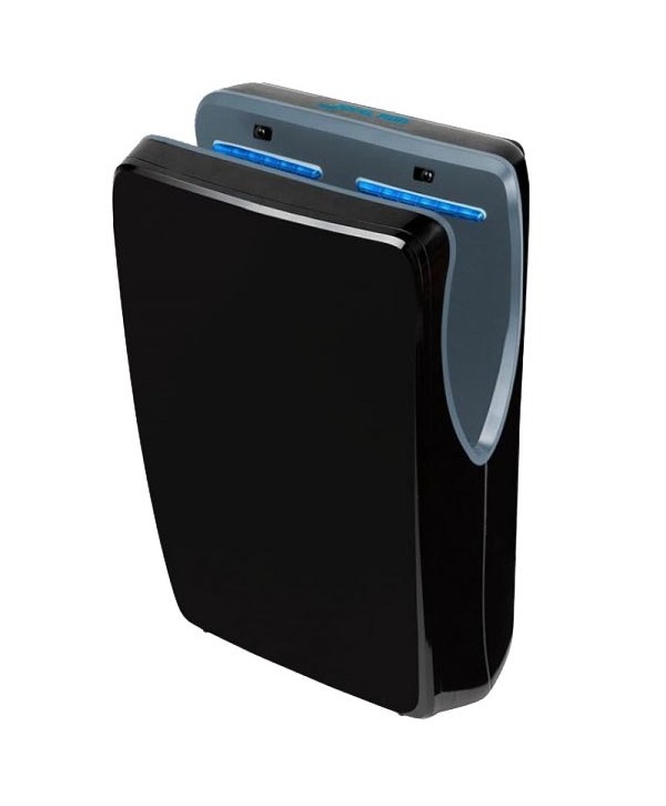Uscatoare de maini - - Uscator de maini, auto sterilizare SteriTouch®, HEPA, viteza aer 540 km/h, senzor temperatura, 1500W, negru, Jofel Smart - arli.ro