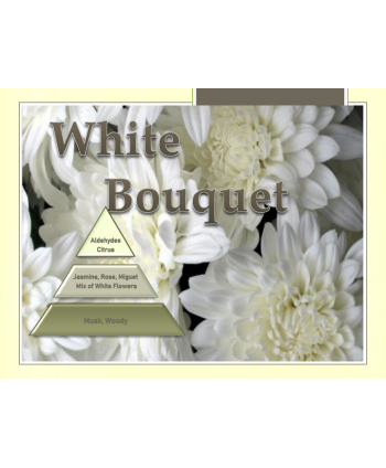 White Bouquet – Ulei Esențial Odorizant de Cameră Premium, 50 ml | Aromă Florală, Curată și Delicată
