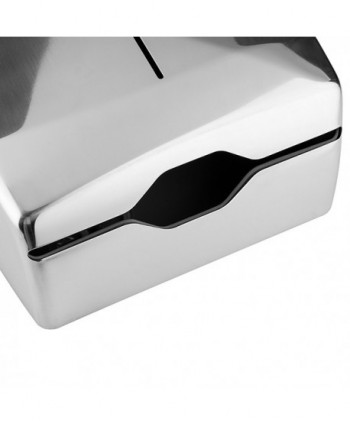 Dispenser Prosoape Pliate din Inox Lucios Antivandalism🛡️Jofel Futura – Siguranță și Rezistență în Medii Exigente