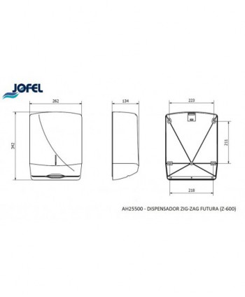 Dispenser Prosoape Pliate din Inox Lucios Antivandalism🛡️Jofel Futura – Siguranță și Rezistență în Medii Exigente
