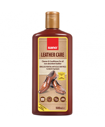  Detergenti si solutii de curatat - Solutie curatare si intretinere piele Sano Leather Care 500 ml - arli.ro
