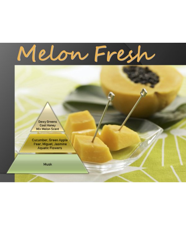Melon Fresh – Ulei Esențial Odorizant de Cameră Premium, 50 ml | Aromă Fresh, Fructată și Răcoritoare
