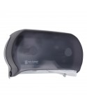 Acasa - Dispenser Profesional de Hârtie Igienică 2 Role - San Jamar Summit Versatwin Fumuriu Transparent - arli.ro