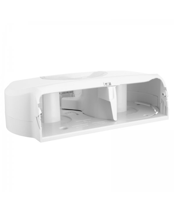 Dispenser Profesional de Hârtie Igienică 2 Role Jumbo (max 23 cm) San Jamar 🇺🇸 Summit Versatwin Alb cu Inserții Transparente Dispenser Profesional de Hârtie Igienică 2 Role Jumbo (max 23 cm) San Jamar 🇺🇸 Summit Versatwin Alb cu Inserții Transparente