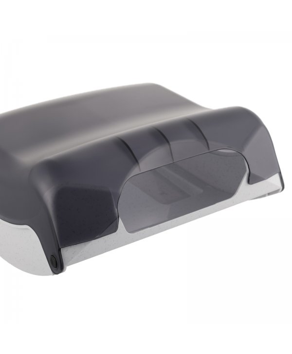 Dispenser Profesional pentru Prosoape Pliate San Jamar® SUMMIT 🇺🇸 – Negru Transparent, Design Premium și Igienă Profesională
