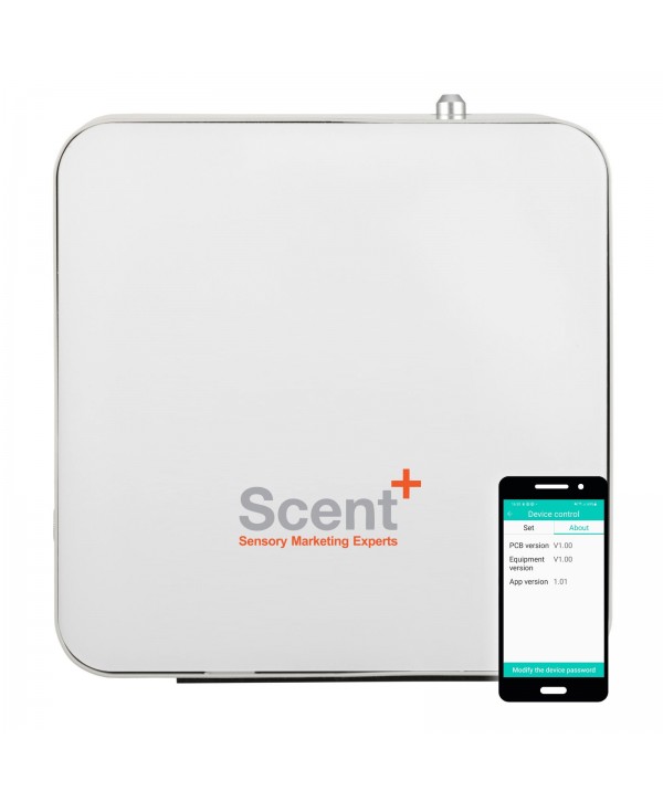 Odorizante camera - - Dispenser pt ulei esential odorizant, acoperire 800 mp, priza, app, bluetooth, HVAC, rezervor 500 ml, alb, ScentPlus 800 - arli.ro