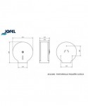  Dispensere hartie igienica - Dispenser din Metal Electro Zincat pentru Role de Hârtie Igienică Jumbo - Jofel Classic, Antivandalism - arli.ro