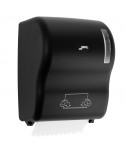 Dispensere prosoape hartie - Dispenser Prosop Hartie Rola Autocut Jofel AZUR, Reducere Consum de Hartie, Calitate Superioara, Negru Mat - arli.ro
