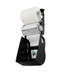 Dispensere prosoape hartie - Dispenser Prosop Hartie Rola Autocut Jofel AZUR, Reducere Consum de Hartie, Calitate Superioara, Negru Mat - arli.ro