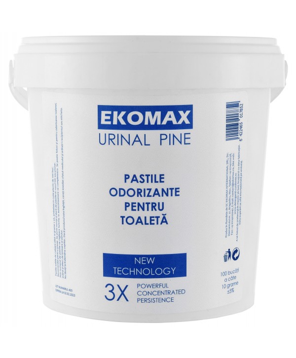  Odorizante pentru WC - - Pastile odorizante pentru pisoar Ekomax 1 Kg, 100 bucati - arli.ro