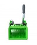  Acasa - Set de curatenie ArliPlus®, 2 compartimente, roti, storcator profesional pt mop, verde (cf cod culori UE) - arli.ro