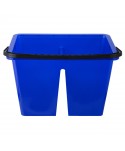 Acasa - Set de curatenie, 2 compartimente, storcator mop plat profesional, albastru - arli.ro