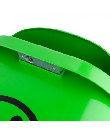 ♻️ Coș de Gunoi Stradal Verde 50L – Ideal Pentru Colectare Selectivă a Produselor din Sticlă