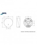 Dispensere hartie igienica - Dispenser hartie igienica Jumbo - AZUR - arli.ro