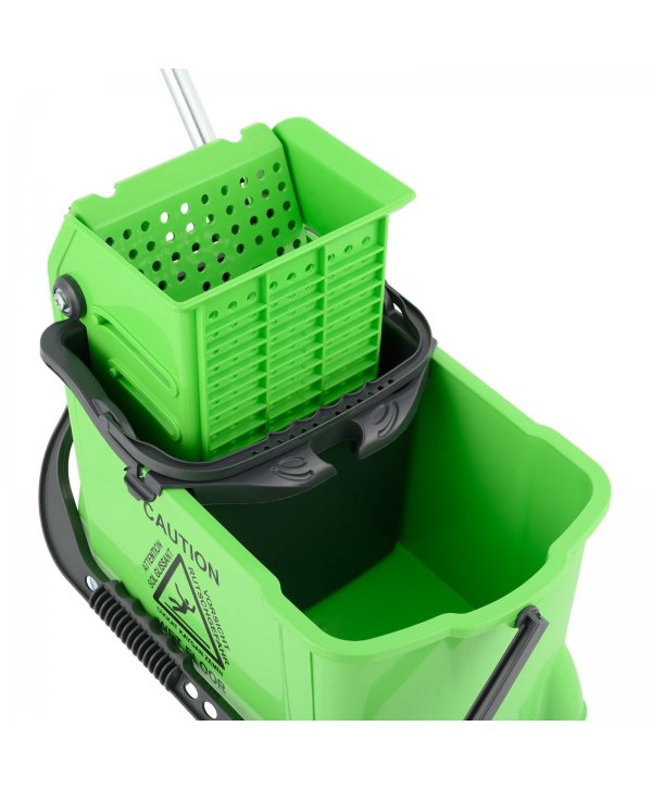 Cărucior de Curățenie Profesional ArliPlus® Verde – Soluția Ideală pentru Bucătării și Siguranță Alimentară 🍽️