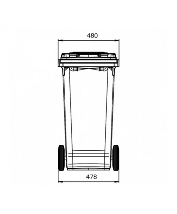 🚮 Pubelă Neagră Colectare Selectivă 120L Fabricată în Germania de ESE®, Rezistentă la Coroziune, UV, Intemperii 🚮 Pubelă Neagră Colectare Selectivă 120L Fabricată în Germania de ESE®, Rezistentă la Coroziune, UV, Intemperii
