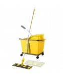  Acasa - Set de curatenie ArliPlus® cu mop plat, galben - arli.ro