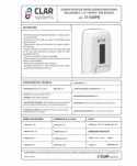 Dozatoare de sapun - Dozator Săpun Lichid Industrial I-NOVA din ABS alb Antistatic – Soluția Ideală pentru Spații Aglomerate - arli.ro