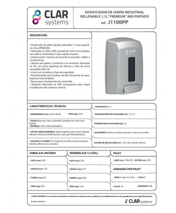Dozator Săpun Lichid Industrial I-NOVA din ABS cromat Antistatic – Soluția Ideală pentru Spații Aglomerate Dozator Săpun Lichid Industrial I-NOVA din ABS cromat Antistatic – Soluția Ideală pentru Spații Aglomerate