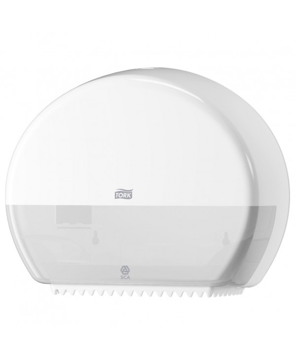 Acasa - - Dispenser hartie igienica Jumbo, alb, Tork T2, cod 555000 - arli.ro