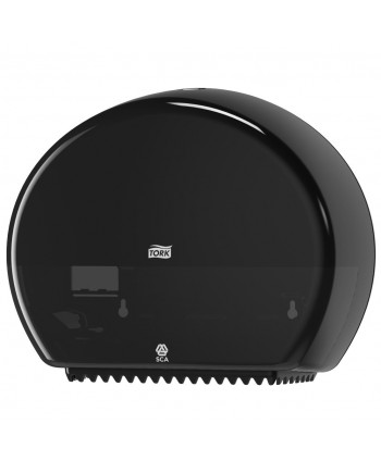  Acasa - Dispenser hartie igienica Jumbo, negru, Tork T2, cod 555008 - arli.ro