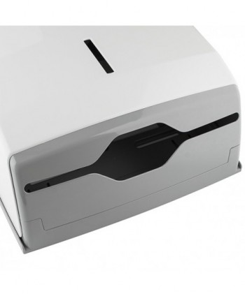 Dispenser Prosop Hârtie CLAR Systems I-NOVA alb – Funcționalitate și Eleganță pentru Spații de Igienă Profesională