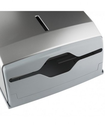 Dispenser Prosop Hârtie Pliat CLAR Systems I-NOVA Argintiu Cromat – Eleganță și Funcționalitate pentru Spații Profesionale
