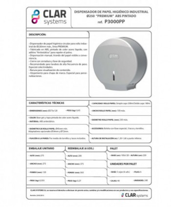 Dispenser de Hârtie Igienică CLAR Systems I-NOVA în Finisaj Argintiu Cromat – Eleganță și Funcționalitate pentru Spații Moderne