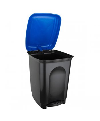 Coș de gunoi cu pedală pt colectare selectivă deșeuri din hârtie 17 litri + 50 saci albaștri ArliSoft 35 litri