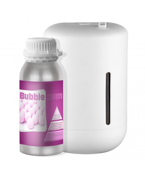  Acasa - - Pachet dispenser odorizant profesional ArliScent 75 + 500 ml ulei esential Bubble Gum - arli.ro