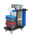 Acasa - Cărucior de Curățenie Profesional ArliPlus® M73 - Compact, Complet, Organizat, Multifuncțional, Eficient 🏥♻️ - arli.ro