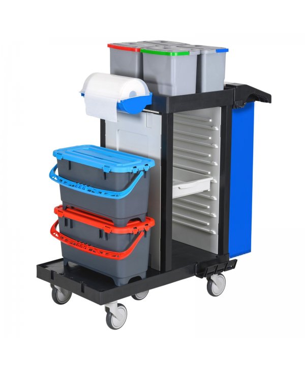 Cărucior de Curățenie Profesional ArliPlus® M73 - Compact, Complet, Organizat, Multifuncțional, Eficient Cărucior de Curățenie Profesional ArliPlus® M73 - Compact, Complet, Organizat, Multifuncțional, Eficient