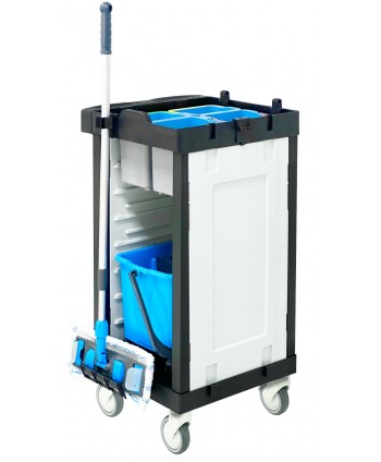  Acasa - Cărucior de Curățenie Multifuncțional ArliPlus® M23 – Eficiență și Mobilitate în Spații Reduse 🏥♻️ - arli.ro