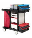  Carucioare de curatenie - Cărucior de Curățenie Modular ArliPlus® M60 - Spalare / Dezinfectare a Suprafețelor în Spitale 🏥♻️ - arli.ro