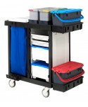  Carucioare de curatenie - Cărucior de Curățenie Modular ArliPlus® M60 - Spalare / Dezinfectare a Suprafețelor în Spitale 🏥♻️ - arli.ro
