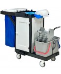  Acasa - Cărucior de Curățenie Profesional ArliPlus® M57 cu Uși Magnetice si Multiple Accesorii pentru Spații Mari 🏥♻️ - arli.ro