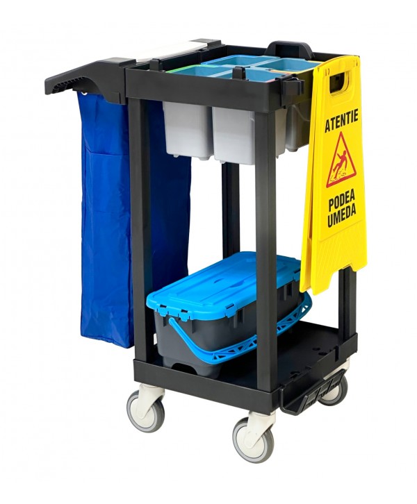 Acasa - - Cărucior de Curățenie Multifuncțional ArliPlus® M21s – Organizare și Eficiență în Spațiile Profesionale 🏥♻️ - arli.ro