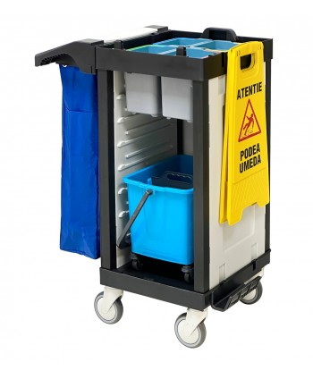  Acasa - Cărucior de Curățenie Multifuncțional ArliPlus® M23s – Compact, Eficient și Versatil 🏥♻️ - arli.ro